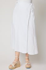 Linen Wrap Skirt (3 Colors)