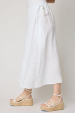 Linen Wrap Skirt (3 Colors)
