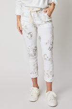 Spring Rosette Italian Stretch Pant (2 Colors)