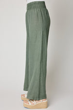 Elastic waist Linen Pant (8 Colors)