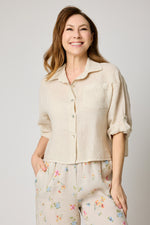 One Pocket Crop Blouse (5 Colors)