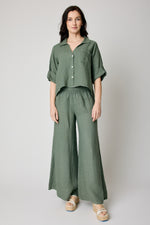 Elastic waist Linen Pant (8 Colors)
