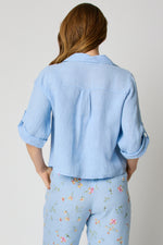 V-neck One Pocket Roll Up Sleeve (7 Colors)