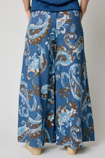 Paisly Pattern Linen Pants (3 Colors)