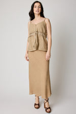 Linen Mesh Trim Tank (5 Colors)