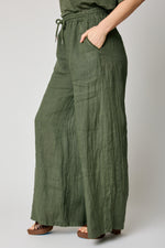 Raw Edge Pocket Linen Pant (6 Colors) - Jacqueline B Clothing