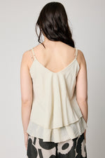 Double Layer Cotton Voile Tank (4 Colors) - Jacqueline B Clothing