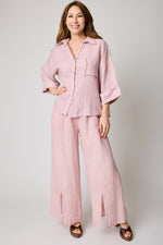 Slit Front Linen Pant (3 Colors)