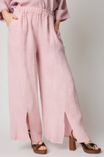 Slit Front Linen Pant (3 Colors)