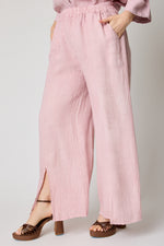 Slit Front Linen Pant (3 Colors)