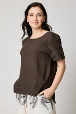 Button Back Linen Top (9 Colors)