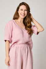 V-neck Crop Tee (6 Colors) - Jacqueline B Clothing