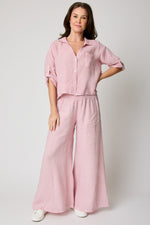 Elastic waist Linen Pant (8 Colors)