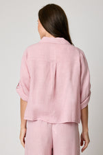 V-neck One Pocket Roll Up Sleeve (7 Colors)