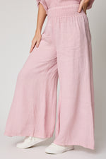 Elastic waist Linen Pant (8 Colors)
