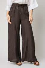 Raw Edge Pocket Linen Pant (6 Colors) - Jacqueline B Clothing