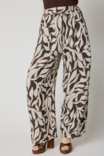 Chocolate Pattern Linen Pant