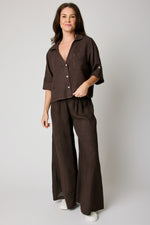 Elastic waist Linen Pant (8 Colors)