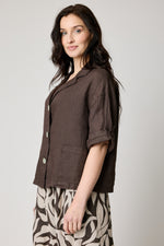 Short Sleeve Smock Jacket (4 Colors)