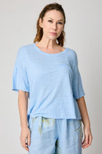 Boxy Linen Knit Tee (6 Colors)