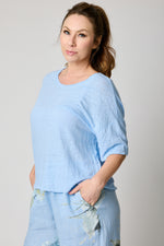 Boxy Linen Knit Tee (6 Colors)