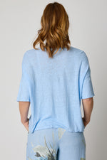 Boxy Linen Knit Tee (6 Colors)