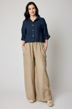 Linen Pinstripe Pant (4 Colors)