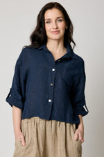 One Pocket Crop Blouse (5 Colors)