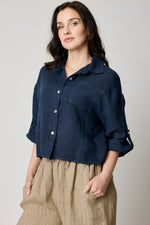 One Pocket Crop Blouse (5 Colors)