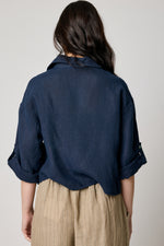 One Pocket Crop Blouse (5 Colors)