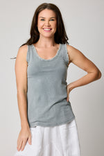 Raw Edge Knit Tank (4 Colors)