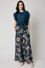 Short Sleeve Voile Blouse (4 Colors)