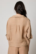 V-neck One Pocket Roll Up Sleeve (7 Colors)