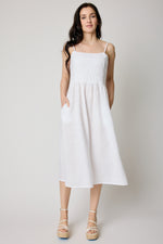 Linen Summer Midi Dress