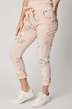 Spring Rosette Italian Stretch Pant (2 Colors)