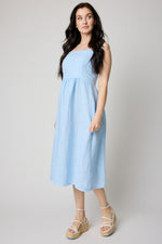 Linen Summer Midi Dress