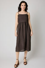 Linen Summer Midi Dress