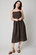 Linen Summer Midi Dress