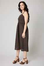 Linen Summer Midi Dress