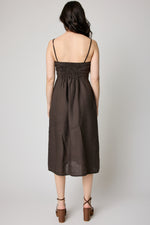 Linen Summer Midi Dress