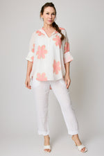 Daisy Cotton Voile Top (2 Colors) - Jacqueline B Clothing
