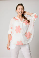 Daisy Cotton Voile Top (2 Colors) - Jacqueline B Clothing
