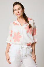 Daisy Cotton Voile Top (2 Colors) - Jacqueline B Clothing