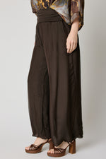 Italian Silk Pant Chocolate