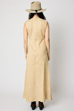 Suede Maxi Dress