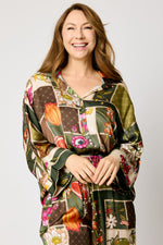 Vintage Botanical Top - Jacqueline B Clothing