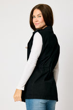 Sleeveless Rhinestone Vest (3 Colors) - Jacqueline B Clothing