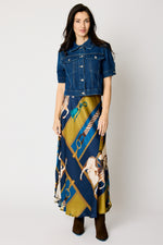 Short Sleeve Denim Jacket - Jacqueline B Clothing