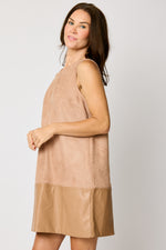Suede Jumper Dress