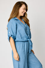 V-Neck Tye Front (3 Colors) - Jacqueline B Clothing